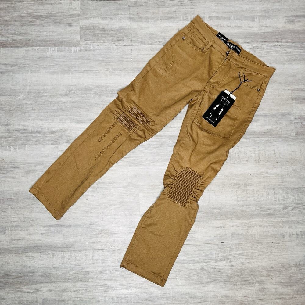 Denim And Rivets Tan Beige Khaki Colored Kids Pants boys size 10 Jeans